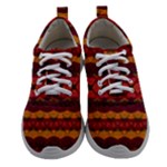 Boho Red Gold Athletic Shoes