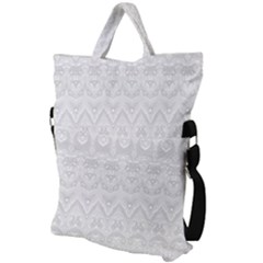 Fold Over Handle Tote Bag 