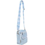 Boho Baby Blue Pattern Shoulder Strap Belt Bag