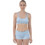 Boho Baby Blue Pattern Perfect Fit Gym Set