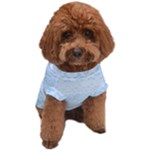 Boho Baby Blue Pattern Dog T-Shirt