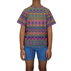 Kids  Short Sleeve Swimwear 