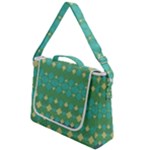 Boho Green Blue Checkered Box Up Messenger Bag