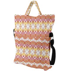 Fold Over Handle Tote Bag 