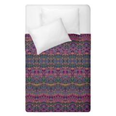 Boho Pink Mauve Blue Duvet Cover Double Side (Single Size) from ArtsNow.com