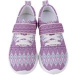 Boho Violet Purple Women s Velcro Strap Shoes