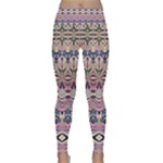 Colorful Boho Pattern Lightweight Velour Classic Yoga Leggings