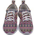 Colorful Boho Pattern Kids Athletic Shoes