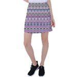 Colorful Boho Pattern Tennis Skirt