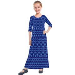 Kids  Quarter Sleeve Maxi Dress 