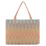 Boho Pastel Colors Zipper Medium Tote Bag