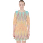 Boho Pastel Colors Pocket Dress