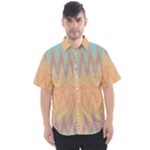 Boho Pastel Colors Men s Short Sleeve Shirt