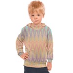 Boho Pastel Colors Kids  Hooded Pullover