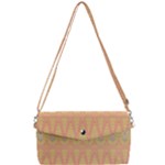 Boho Pastel Colors Removable Strap Clutch Bag