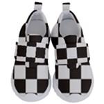 Chequered Flag Kids  Velcro No Lace Shoes
