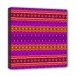 Boho Magenta and Gold Mini Canvas 8  x 8  (Stretched)