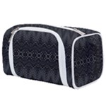 Boho Black and Silver Toiletries Pouch