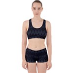 Boho Black and Silver Work It Out Gym Set