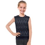 Boho Black and Silver Kids  Mesh Tank Top