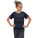 Boho Black and Silver Kids  Mesh Piece Tee