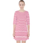 Boho Pink Stripes Pocket Dress