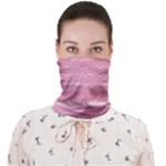 Boho Pink Stripes Face Covering Bandana (Adult)