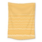 Boho Saffron Yellow Stripes Medium Tapestry