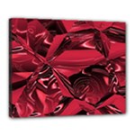 Candy Apple Crimson Red Canvas 20  x 16  (Stretched)