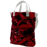 Candy Apple Crimson Red Canvas Messenger Bag