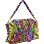 Colorful Jungle Pattern Canvas Crossbody Bag