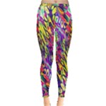 Colorful Jungle Pattern Inside Out Leggings