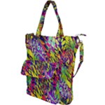 Colorful Jungle Pattern Shoulder Tote Bag