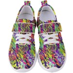 Colorful Jungle Pattern Women s Velcro Strap Shoes
