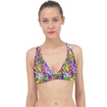 Colorful Jungle Pattern Classic Banded Bikini Top