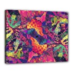 Colorful Boho Abstract Art Canvas 20  x 16  (Stretched)