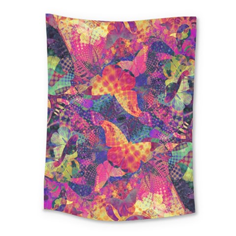 Colorful Boho Abstract Art Medium Tapestry from ArtsNow.com