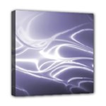 Violet Glowing Swirls Mini Canvas 8  x 8  (Stretched)