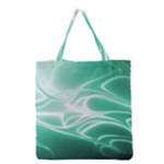 Biscay Green Glow Grocery Tote Bag