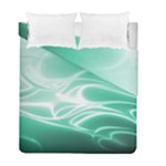 Biscay Green Glow Duvet Cover Double Side (Full/ Double Size)