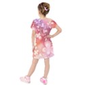 Kids  Short Sleeve Velvet Dress 