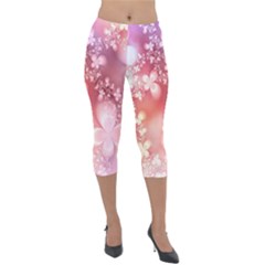 Lightweight Velour Capri Leggings  