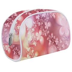 Boho Pastel Pink Floral Print Makeup Case (Medium) from ArtsNow.com