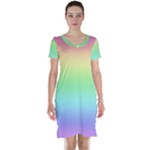 Pastel Rainbow Ombre Short Sleeve Nightdress