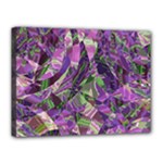 Boho Violet Mosaic Canvas 16  x 12  (Stretched)