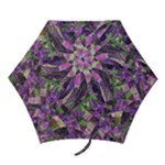 Boho Violet Mosaic Mini Folding Umbrellas