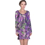 Boho Violet Mosaic Long Sleeve Nightdress