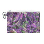 Boho Violet Mosaic Canvas Cosmetic Bag (Large)