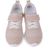 Boho Tan Lace Women s Velcro Strap Shoes