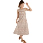 Boho Tan Lace Summer Maxi Dress